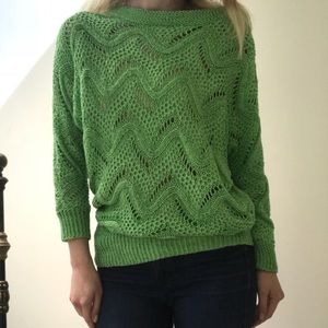 Lilly Pulitzer Kelly Green Slouchy Sweater